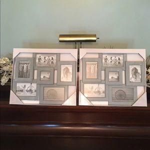 Two collage picture frames  NIB